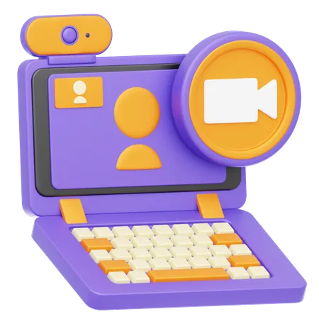 Videoanruf  3D Icon