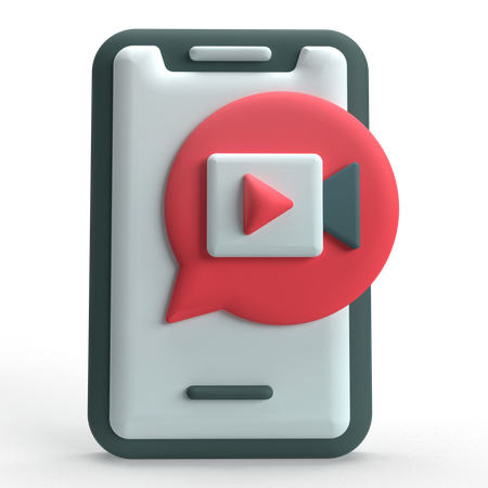 Videoanruf  3D Icon