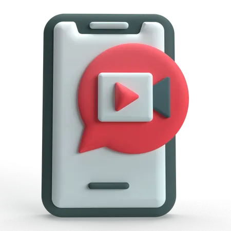 Videoanruf  3D Icon