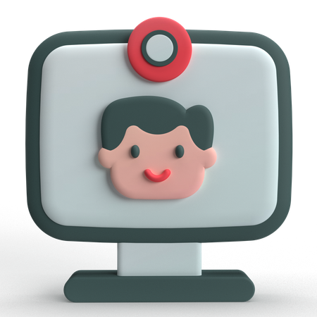 Videoanruf  3D Icon