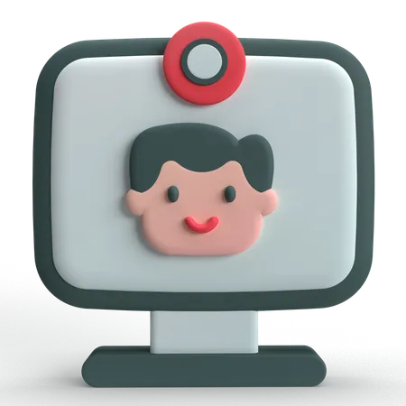 Videoanruf  3D Icon