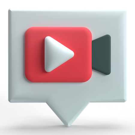 Videoanruf  3D Icon