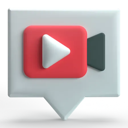 Videoanruf  3D Icon