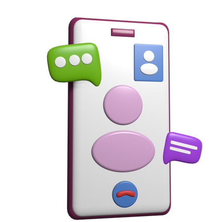 Videoanruf  3D Icon