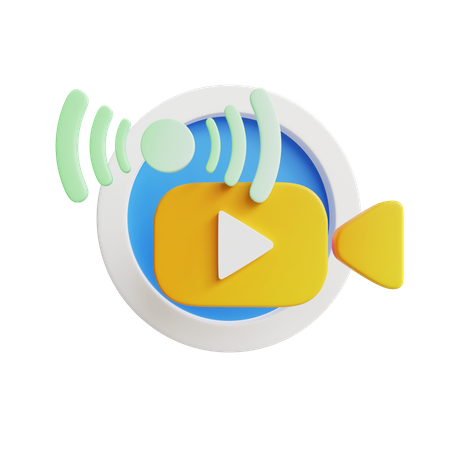 Videoaufnahme  3D Icon