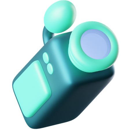 Videocamera  3D Icon