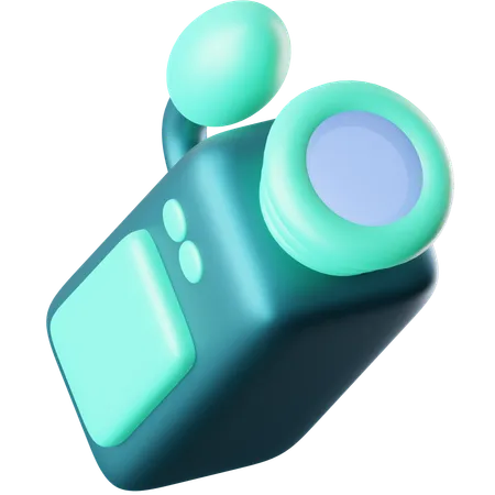 Videocamera  3D Icon