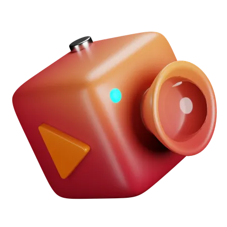 Videocamera  3D Icon