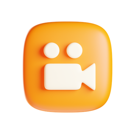 Videocamera  3D Icon