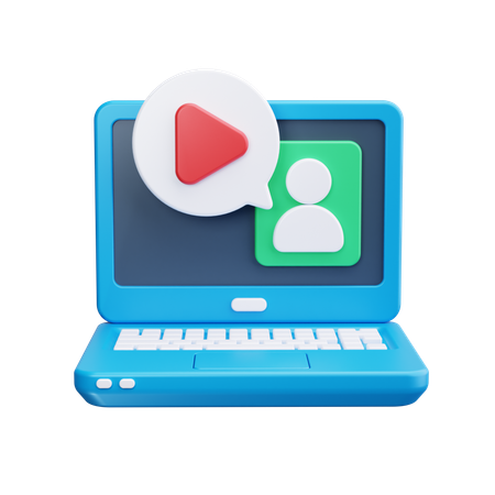 Video chiamata  3D Icon