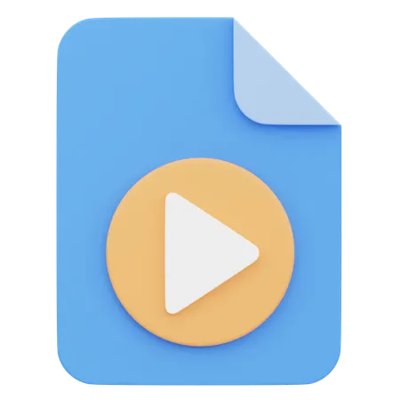 Videodatei  3D Icon