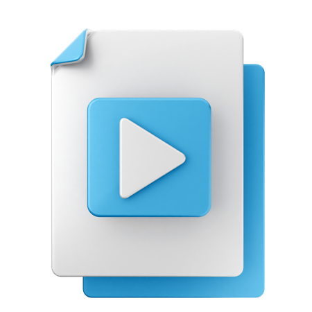 Videodatei  3D Icon