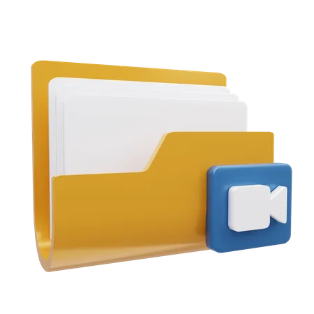Videography Folder  3D Icon