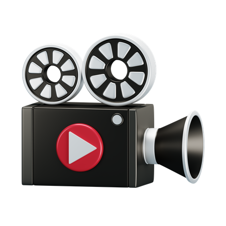 Videokamera  3D Icon