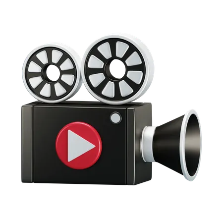 Videokamera  3D Icon