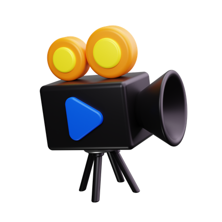 Videokamera  3D Icon