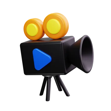 Videokamera  3D Icon