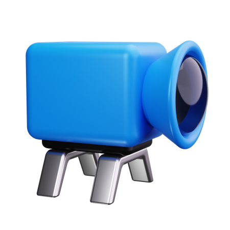 Videokamera  3D Icon