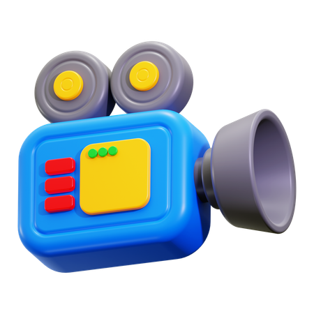 Videokamera  3D Icon