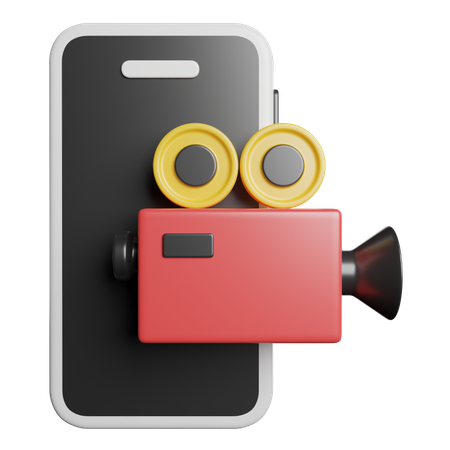 Videokamera  3D Icon