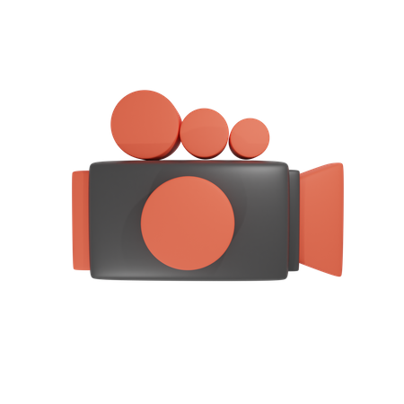 Videokamera  3D Icon