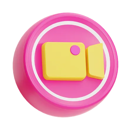 Videokamera  3D Icon