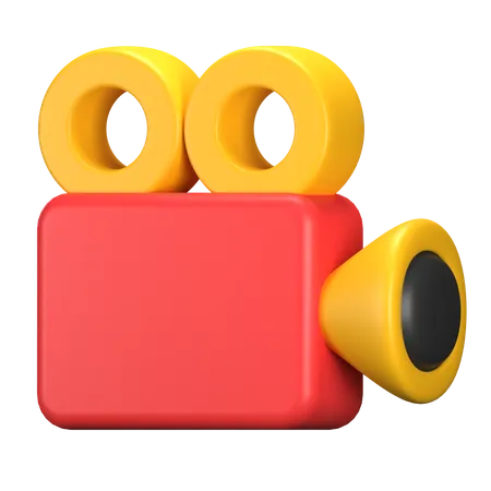 Videokamera  3D Icon