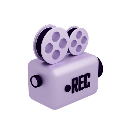 Videokamera  3D Icon