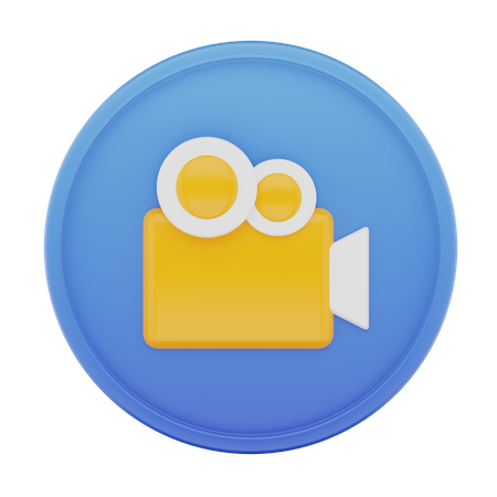 Videokamera  3D Icon