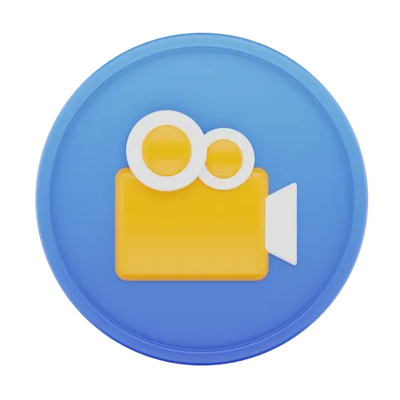 Videokamera  3D Icon