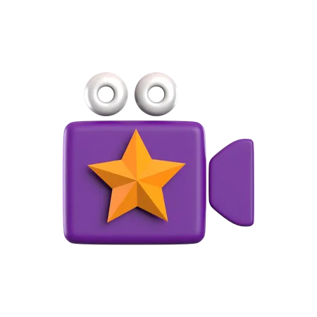 Videokamera  3D Icon