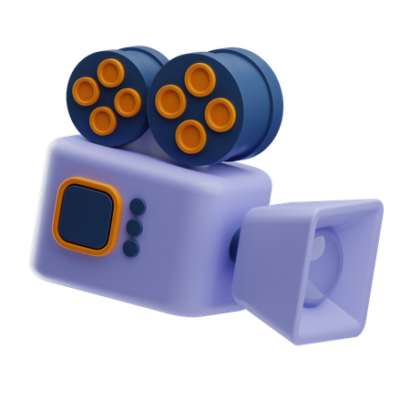 Videokamera  3D Icon