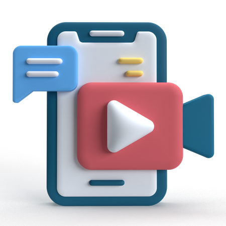 Videollamada  3D Icon