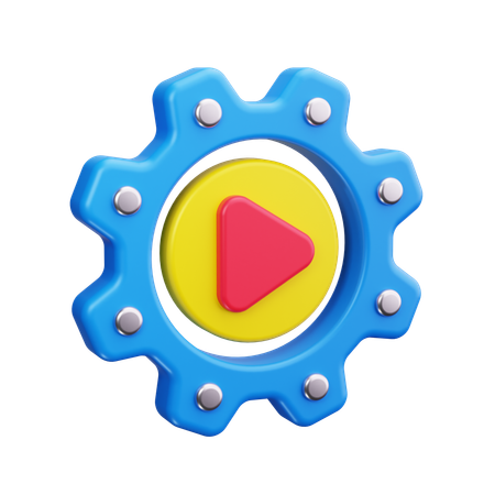 Videoverwaltung  3D Icon