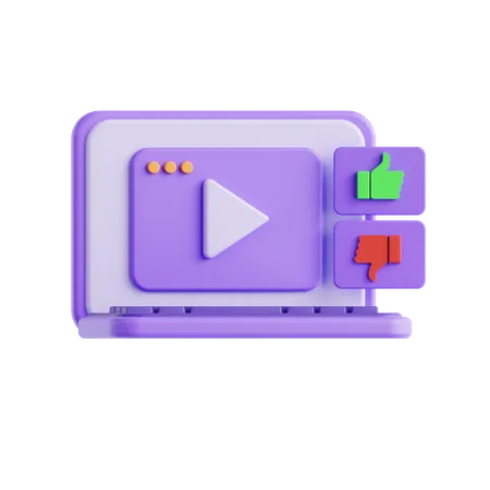 Videoplayer  3D Icon