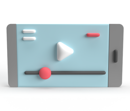 Videoplayer  3D Icon