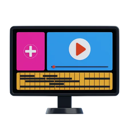 Video Produktion  3D Icon