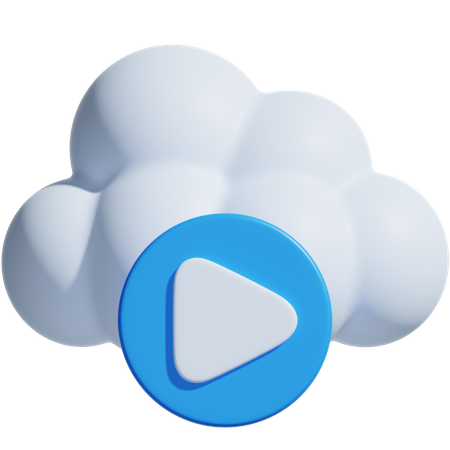 Vidéos de nuage  3D Icon