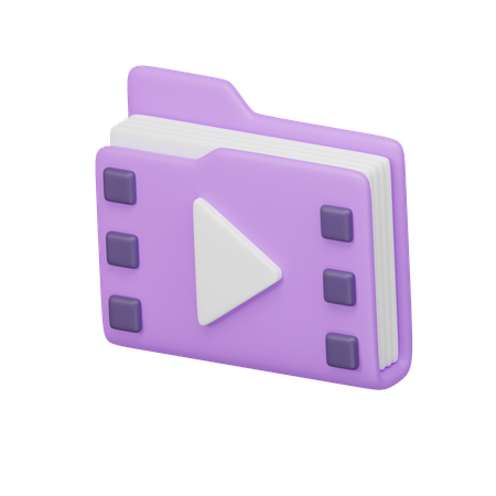 Videos folder  3D Icon