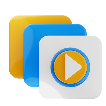 Videosammlung  3D Icon