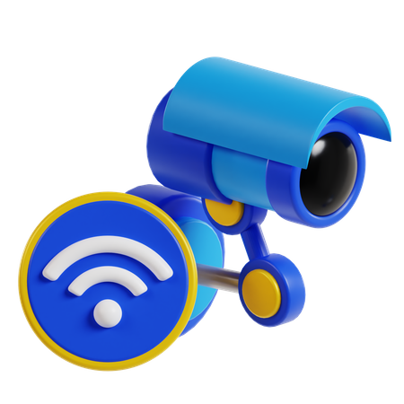 Vidéosurveillance intelligente  3D Icon