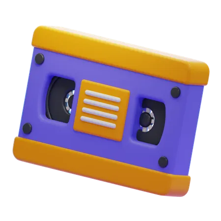 VIDEOTAPE VHS  3D Icon