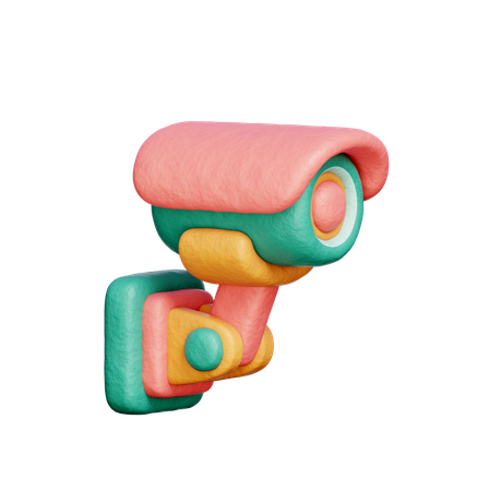 Videoüberwachung  3D Icon