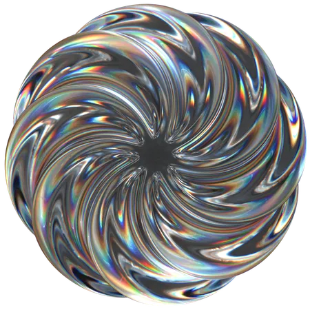 Vidrio abstracto  3D Icon