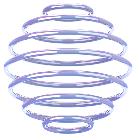 Vidrio espiral holográfico  3D Icon