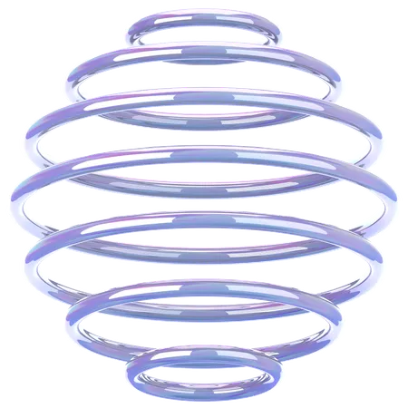 Vidrio espiral holográfico  3D Icon