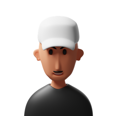 Avatar du vieil homme  3D Icon