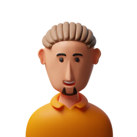 Avatar du vieil homme  3D Icon