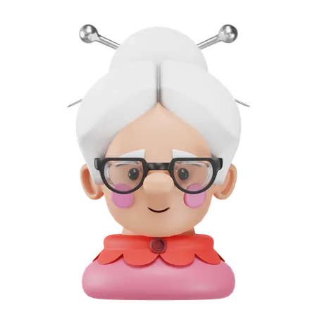 Vieille femme  3D Icon