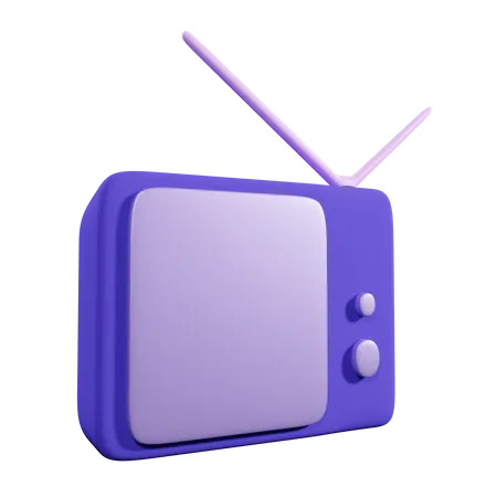 Vieille télé  3D Icon